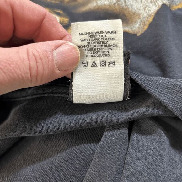 Harley-Davidson Black Hills Rally 2007 Mens 2XL Flame Steer Skull Rushmore Shirt - Picture 7 of 8